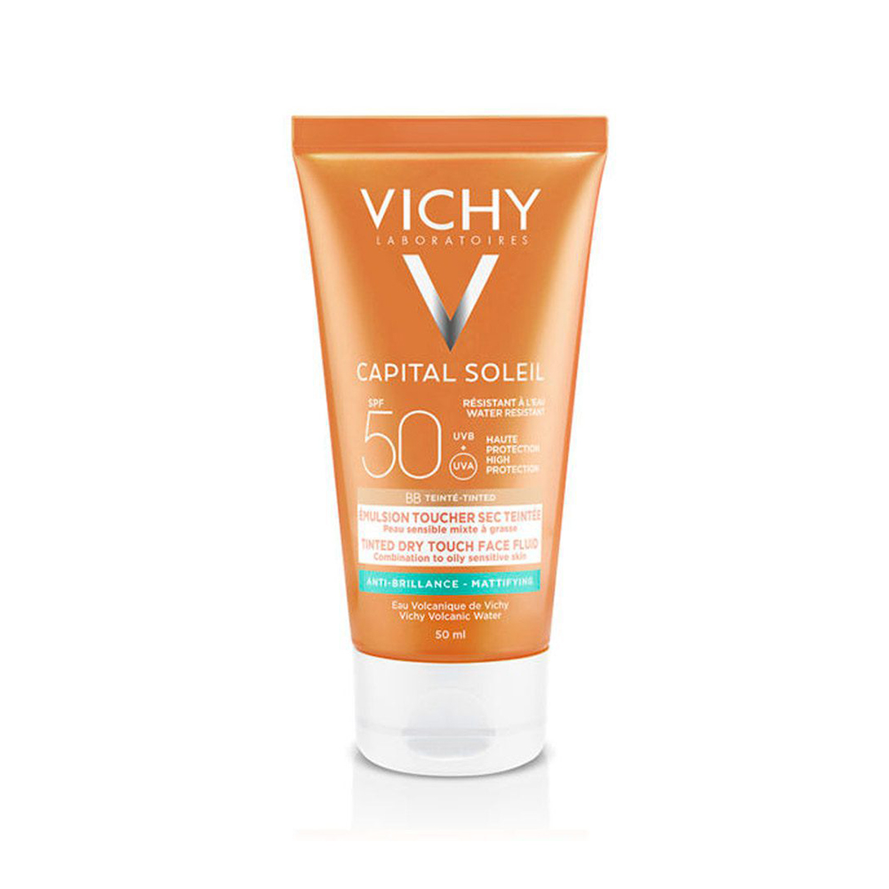 VICHY CAPITAL SOLEIL BB TOQUE SECO COLOR FPS 50 X 50 ml